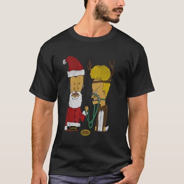 Beavis and Butt-Head Christmas Costumes T-Shirt (Front)