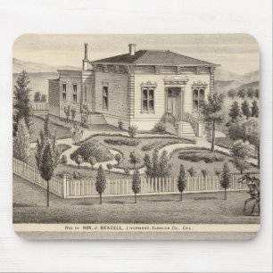 Beazell, English residences, farms Mouse Pad