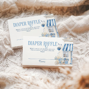 Bebe Cafe Bonjour Bebe Parisian theme Baby Shower Enclosure Card