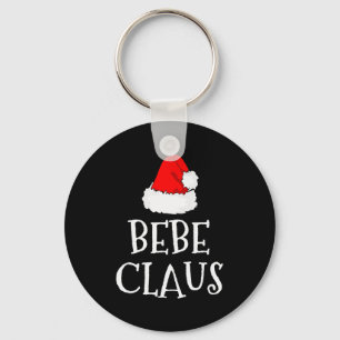 Bebe Claus Christmas Santa's Pajama Family Matchin Key Ring