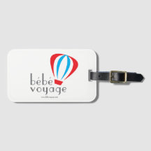 Bebe Voyage Logo Luggage Tag
