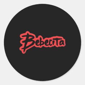 Bebecita Real Hasta La Muerte Anuel Classic Round Sticker