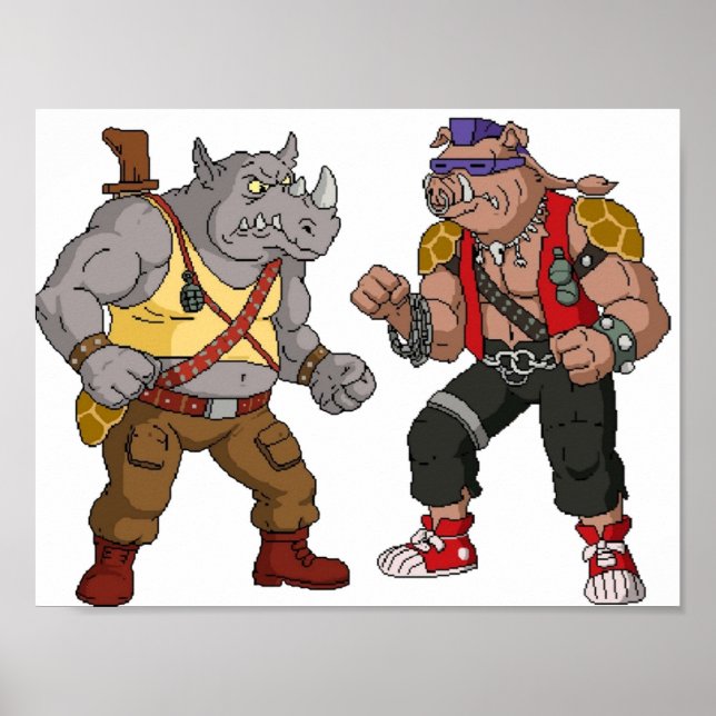 Bebop Rocksteady  Funny big print (Front)