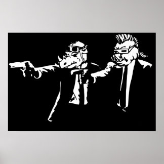 Bebop Rocksteady  Thug life  Pfiction mashup Poster