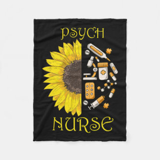Became A Psych Nurse Psychiatric Nursing Mental We Fleece Blanket