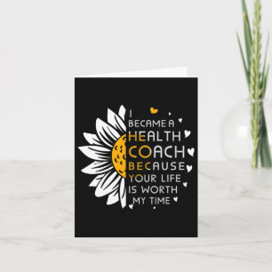 Became Health Coach Because Your Life Is Worth My Card