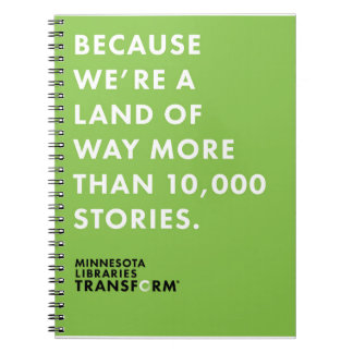 Because 10,000 Stories Notebook