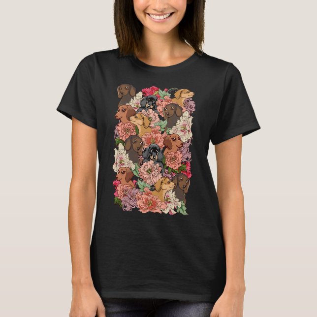 Because Dachshund T-Shirt (Front)