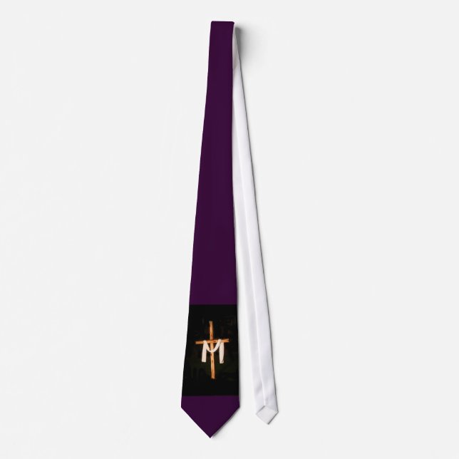 Because He cares... Tie (Front)