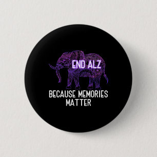 Because Memories Problem Elephant Heimer 6 Cm Round Badge