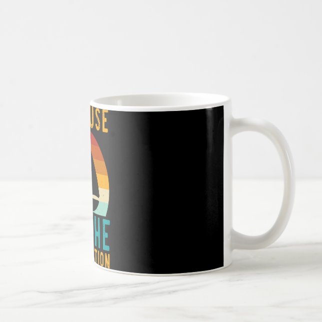 Because Of The Implication Funny Retro Boating Lov Coffee Mug (Right)