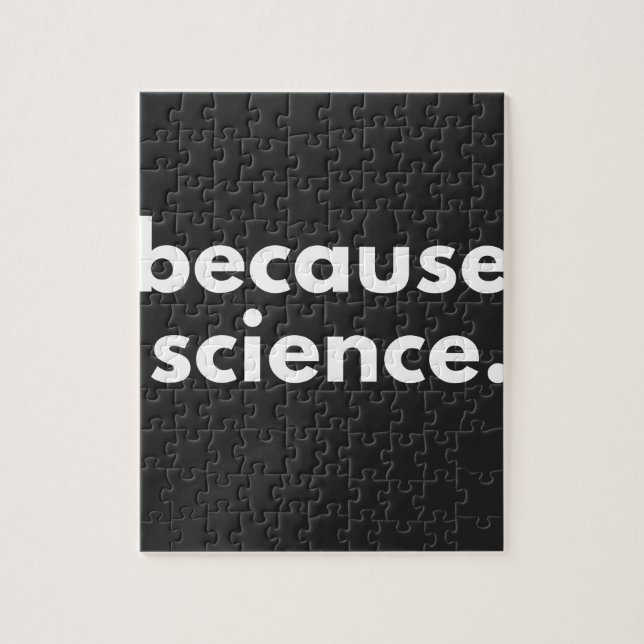 Because Science Jigsaw Puzzle (Vertical)