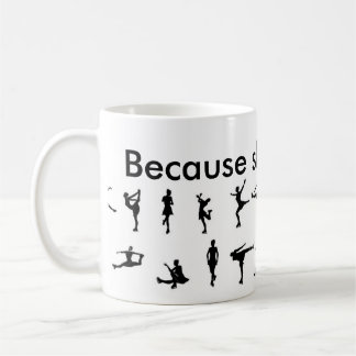 because skating is life coffee mug