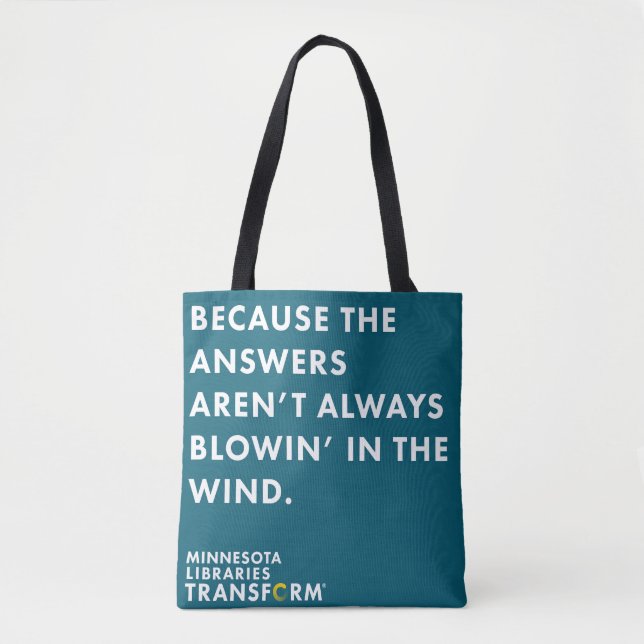 Because Wind Grocery Tote Bag (Front)