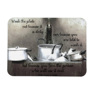 "Because You Love" Kitchen Magnet