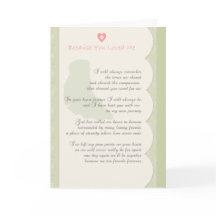 "Because you loved me" dog sympathy