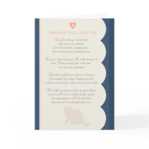 Because You Loved Me poem Cat Sympathy