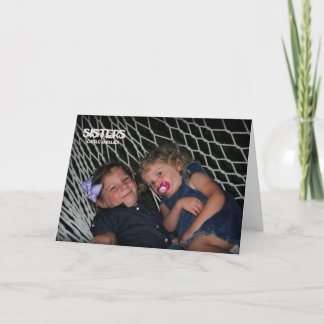 Because your my sister thank you card