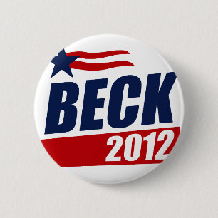 Beck 2012 6 cm round badge