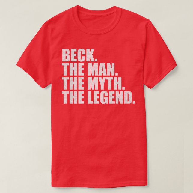 BeckBeck Family name Beck last Name Beck Surname B T-Shirt (Design Front)
