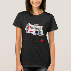 Beckenham Girl Beckenham Boarding Pass Beckenham T-Shirt