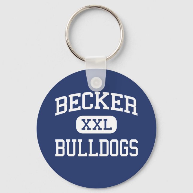 Becker - Bulldogs - High School - Becker Minnesota Key Ring (Front)