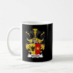 Becker Coat of Arms  Family Crest  Coffee Mug