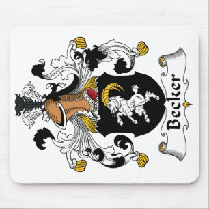 Becker Family Crest Mouse Pad