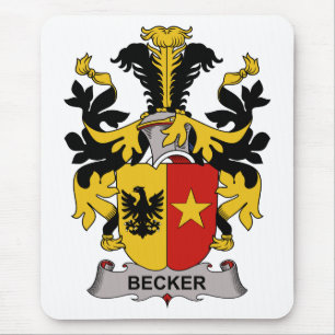Becker Family Crest Mouse Pad