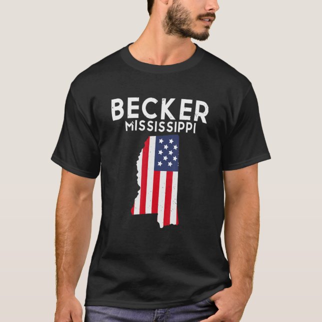 Becker Minnesota USA State America Travel Minnesot T-Shirt (Front)