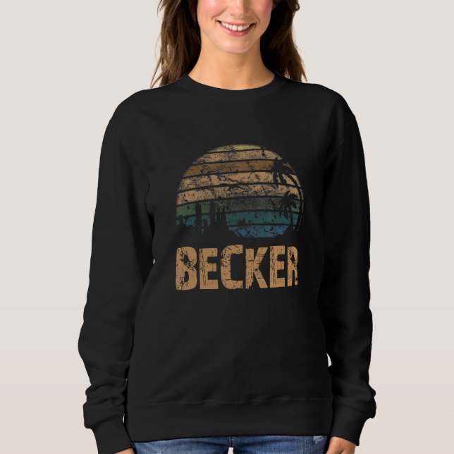 Becker Vintage Sunset Distressed Sweatshirt (Front)