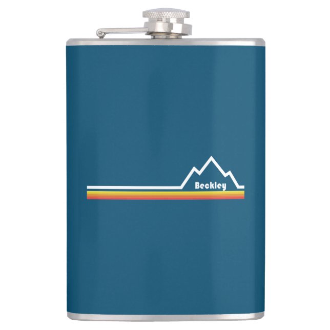 Beckley, West Virginia Hip Flask (Front)
