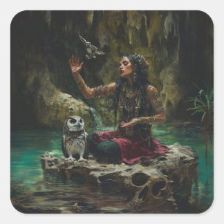 Beckon Square Sticker