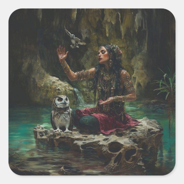 Beckon Square Sticker (Front)