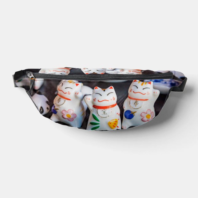 Beckoning cat figurines bum bags (Lay Down)