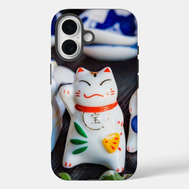 Beckoning cat figurines Case-Mate iPhone case (Back)