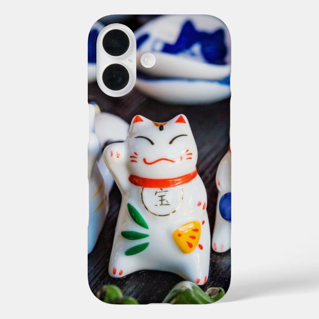 Beckoning cat figurines Case-Mate iPhone case (Back)