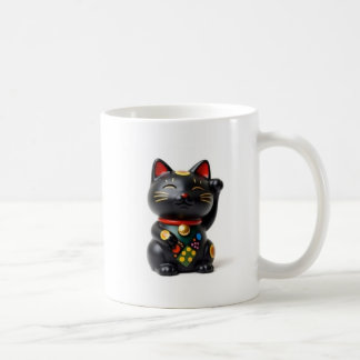 beckoning cat: Japanese-Inspired Art Coffee Mug
