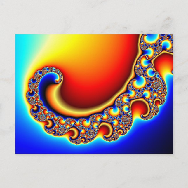 Beckoning - Fractal Postcard (Front)
