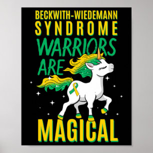 Beckwith–wiedemann Syndrome Awareness Unicorn Bws Poster