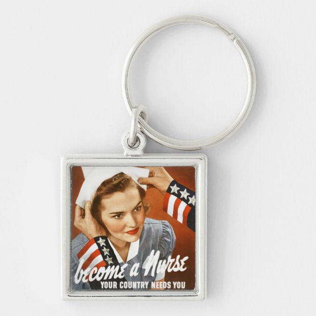 Become a nurse - keychain (Front)