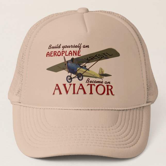 Become an Aviator Trucker Hat (Front)