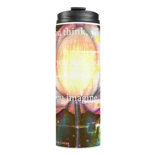 Become. Attract. Create -THL- Thermal Tumbler (Front)