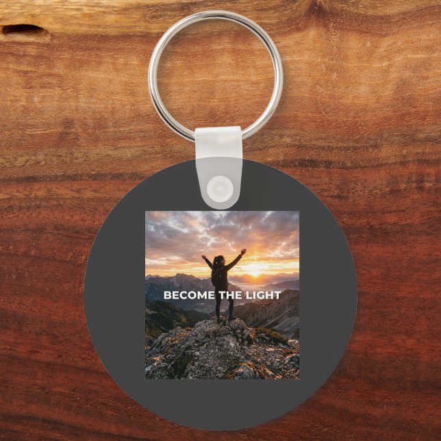 Become That Light Key Ring (Front)