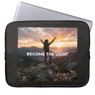 Become the light laptop sleeve
