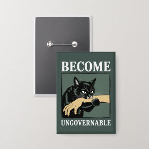 Become Ungovernable Funny Animal Anarchy Gift Cat 