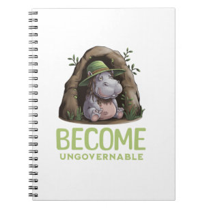 Become Ungovernable Long Sleeve T-Shirt Notebook