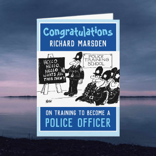 Becoming a Police Officer Card