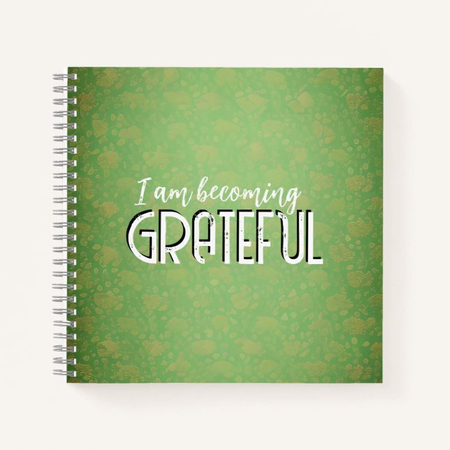 Becoming Grateful Gratitude Journal  (Front)
