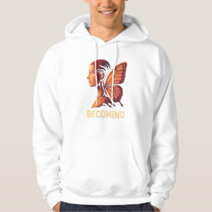 Becoming Light – Human Metamorphosis Design Hoodie
